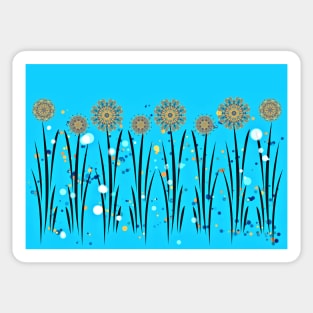 Blue flower meadow Sticker